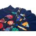 BONVERANO Baby Boys Swimsuit - Short-Sleeve Zipper One Piece with UPF 50+ Sun Protection, Colorful Fish Design | 9-12 Months - Buy Online on SooperMarket.com