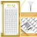 6D-0.07C-14mm Pre Made Fan Eyelash Extensions | Long Stem Russian Volume Lashes - Buy Online on SooperMarket.com