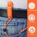 Brohiazao Emergency Signal Pipe Set - 2 Adjustable Reflective Safety Pipes with Whistle | Ideal for Rescue & Training - Buy Online on SooperMarket.com