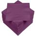 HEKU 100 single-colored napkins 3-layer 33x33cm i Uniform quality for events & gastronomy I practical 5-pack I highly absorbent and stylish purple