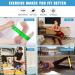 Set of 5 Resistance Loop Exercise Bands for Home Gym Workouts - Elastic Workout Bands for Strength Training - Fitness Accessories for Women and Men - Buy Online on SooperMarket.com