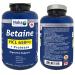 Naka Platinum Betaine HCL 650mg + Protease Digestive Support Made in Canada (150 vcaps) 150 count (Pack of 1)