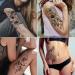 Cerlaza Large Temporary Flower Tattoos for Women - Realistic & Long Lasting Arm Half Sleeves Fake Tattoos - Waterproof & Lasting - 10 Sheets - Buy Online on SooperMarket.com