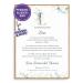 Fairy dust sponsoring letter personalized baptismal letter monogram sponsor letter for godchild godfather for sponsors baptismal gift personalizable baptismal certificate godfather gift for godfather