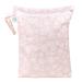 Bumkins Waterproof Wet Bag/Dry Bag, Washable, Reusable for Travel, Beach, Pool, Stroller, Diapers, Dirty Gym Clothes, Wet Swimsuits, Toiletries, 12 x 16  Lace