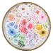 Knaid Flower Stickers Set (360 Pieces) Decorative Assorted Floral Sticker for Scrapbooking Planner Bullet Journals Supplies