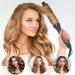 Upgrade 1.25-Inch Thermal Brush for Loose Curls | 9 Heat Settings | Tourmaline Ionic Curling Iron | Dual Voltage for Travel - Buy Online on SooperMarket.com