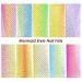 Kalolary Mermaid Nail Foil Transfer Stickers - Holographic Gradient Fish Scales Nail Decals for Women - 10 Sheets - Buy Online on SooperMarket.com