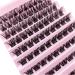 Bransfy Cluster Lashes D Curl 100 Pcs | Reusable & Natural Look False Eyelashes | DIY Eyelash Extension Kit | Super Thin Band | Soft & Comfortable | 8-16mm | B03-0.07 D - Buy Online on SooperMarket.com