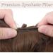 Thick Messy Curly Hair Bun Extension Scrunchie - Synthetic Updo Hairpiece for Women/Girls, Light Brown/Light Brown - 45g - Buy Online on SooperMarket.com