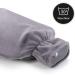 Blum Valley 1.5L Baby Heat Bottle - Soft Fleece Washable Natural Rubber - Cozy Gray Hot Water Bottle for Children - Buy Online on SooperMarket.com