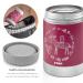 Reer Stainless Steel Warming Box for Baby Food - 300ml Berry Red | Anti-Slip Base | International Shipping - Buy Online on SooperMarket.com