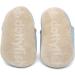 Dotty Fish Soft Leather Baby Shoes | Boys Toddler Shoes with Non-Slip Suede Soles | Grey Train Design | 0-6 Months to 4-5 Years - Buy Online on SooperMarket.com