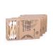 Yabamboo bamboo cotton swab 4 -pack (800 pieces) l 100% biodegradable sustainable & vegan i compostable i without plastic 800 pieces (4 Pack)