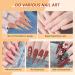 Saviland Poly Gel Nail Kit 7 Colors with Red Black Builder Gel - Nail Enhancement Starter Kit for Manicure Beginners - Buy Online on SooperMarket.com