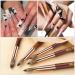 Shine Chance Acrylic Nail Brush Size 8 - 100% Real Kolinsky Art Brush for Acrylic Powder - Handmade Wood Handle Extension Tool for DIY & Professional Use - Buy Online on SooperMarket.com