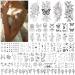 Celaza Temporary Tattoos for Women  275 Styles Fake Tattoo Stickers that Look Real and Last Long  Sexy Black Henna Tatuajes Temporales for Body Stickers - 61 Sheets