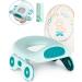 Portable Potty Training Seat for Toddler Kids - Foldable Toilet for Toddler Travel - Travel Potty for Toddler - Up to 110lbs - Strong, Light, Easy + 20 Nature Kind Potty Liners + Carry Bag - Teal