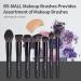 BS-MALL 18 Pcs Premium Synthetic Makeup Brush Set with Black Bag - Perfect for Foundation, Powder, Concealers, Eye shadows, and Blush - Buy Online on SooperMarket.com