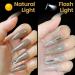 YTD Likomey Reflective Glitter Gel Nail Polish 15ml - Champagne Gold Sparkly Disco DJ Nail Gel - UV Soak Off Varnish for Salon & DIY Manicure - Buy Online on SooperMarket.com