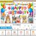 Cat Happy Birthday Backdrop Cat Birthday Party Decorations Kitten Photography Background for Pets Kitty Lover Kids Cat Theme Birthday Party Supplies - Buy Online on SooperMarket.com