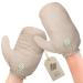 MASSAGE-EXPERT Garshana silk gloves made of raw silk 1 pair For peeling Ayurveda dry massage & cellulite One size fits all Exceptional quality!