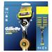 Gillette ProShield Power Men's Razor + 9 Razor Blade Refills with Precision Trimmer 5 Anti-Friction Razor Blades ProShield Power Razor + 9 Razor Blade Refills