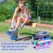 TOBWOLF LED Light Up Inline Skate Wheels with ABEC-7 Bearings - 70mm 82A - Teens Replacement Roller Skate Wheels - Buy Online on SooperMarket.com