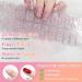 Semi Cured Gel Nail Wraps 22Pcs Pink Glitter Gel Nail Polish Strips Self-Adhesive Gel Nail Stickers Salon-Quality French Manicure Stickers with Soft Glossy Gel Finish Easy to Apply & Remove Sparkle Pink - Buy Online on SooperMarket.com