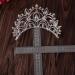 Eseres Tall Pageant Tiaras - Elegant Rhinestone Crown for Women with Combs - Buy Online on SooperMarket.com