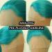 Emerald Green Synthetic Lace Front Wig - Long Straight Teal Wig for Black Women - Buy Online on SooperMarket.com