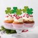 36 Pack Lucky Four Leaf Clover Cupcake Toppers Glitter St.Patrick's Day Shamrock Cupcake Picks for Baby Shower St Patrick's Day Kids Birthday Party Cake Decorations Supplies Gree 14 - Buy Online on SooperMarket.com