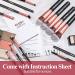 BS-MALL Premium Synthetic Makeup Brushes Set - 14 Pcs for Foundation, Powder, Concealers, Eye Shadows - A-Rose Golden - Buy Online on SooperMarket.com