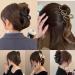 4-Piece Large Wave Hair Clips - 13cm Slip-Resistant Jaw Clips for Thick Hair | Stylish Hair Accessories for Women & Girls - Buy Online on SooperMarket.com