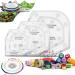 Bowl Cozy Template Set with 3 Sizes and Cutting Ruler - Sewing Pattern, 40 Pins, User Manual Included - Buy Online on SooperMarket.com