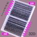 DIY Individual Cluster Lash Extension Kit - 320 Pcs 10-16mm Natural Light C/D Curl False Eyelashes with Bond and Seal Lash Remover for Beginners at Home - 30D+40D - Buy Online on SooperMarket.com