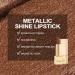 OULAC Metallic Shine Glitter Lipstick - Nude High Impact Lipcolor | Long Lasting Vegan & Cruelty-Free | Hawai Summer (08) - 4.3g/0.15oz - Buy Online on SooperMarket.com