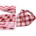 Lionet Paws Dog Bandana - Triangular Headscarf for Small Medium & Large Dogs | Red Checked Design | 1-Pack - Buy Online on SooperMarket.com