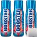 Booster Original Energy Syrup for Soda MakPack of 3 (3x0.5l Bottle) + usy Block
