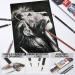 MARKART Professional Charcoal Drawing Set - 10 Piece Color Pencils for Sketching, Shading, and Blending - Ideal for Beginners and Artists - Buy Online on SooperMarket.com