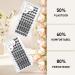 Buy 72 PCS DIY Individual Eyelashes - Reusable Wispy & Fluffy Extensions for Beginners | C-10 mm B-02 - Buy Online on SooperMarket.com