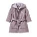 Vertbaudet girls baby bathrobe Flower Magic Oeko-Tex 80 violet
