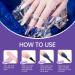 Beauty7 UV Nail Polish Set 6 Colours 7 ml Manicure Gift for Beginners Nail Art Salon DIY Gel Polish Shellac Nail Polish UV Gel Set for Nail Design Misty Ice - Buy Online on SooperMarket.com
