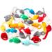 CHIWAVA 4.1'' Furry Cat Toy Mice Rattle - Interactive Play Assorted Color - 36PCS - Buy Online on SooperMarket.com