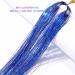 47 Inches Hair Tinsel Kit: 1200 Strands in 6 Colors - Sparkling Shiny Extensions for Colorful Glitter Hair - Includes Tools - Buy Online on SooperMarket.com