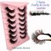 7 Pairs 3D Cat Eye False Eyelashes - Fluffy Volume Curly Faux Mink Reusable Makeup Lashes (TM26) for Stunning Looks - Buy Online on SooperMarket.com