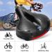 BRGOOD Men's Bike Seat - Waterproof with Dual Shock Absorbing Balls, Memory Foam Padding - Universal Fit for Exercise Bike/Cruiser - 10.2x8.2 inches - Buy Online on SooperMarket.com