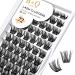 BQ individual eyelashes B05 72 cluster colored at home cluster lashes B01 B09 black for DIY eyelash extensions single eyelashes (B05 D-8-16Mix) D-8-16 MIX B 05
