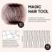 50 Pcs Invisible Hair Nets for Buns - 20 Inches Elastic Edge Mesh Bun Set with Bobby Pins - Hair Donuts for Ballet & Kitchen - Brown - Buy Online on SooperMarket.com