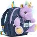 Naturally KIDS Small Unicorn Backpack for 3-4 Year Old Girls - Purple Toddler Backpack with Stuffed Animal - Perfect Gift for Girls - Includes Pockets & Reflective Logo - Buy Online on SooperMarket.com